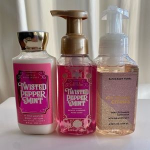 Full Size Bath & Body Works Trio.